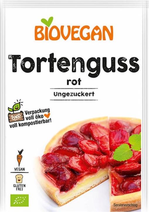 Produktbild Biovegan Tortenguss rot Bio (14 g)
