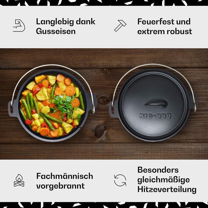 Actual product image ToCis Big BBQ Big BBQ Dutch Oven Set Galloway