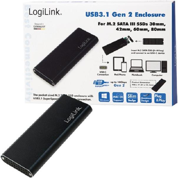 Produktbild LogiLink UA0314 (M.2 2230, M.2 2242, M.2 2260, M.2)