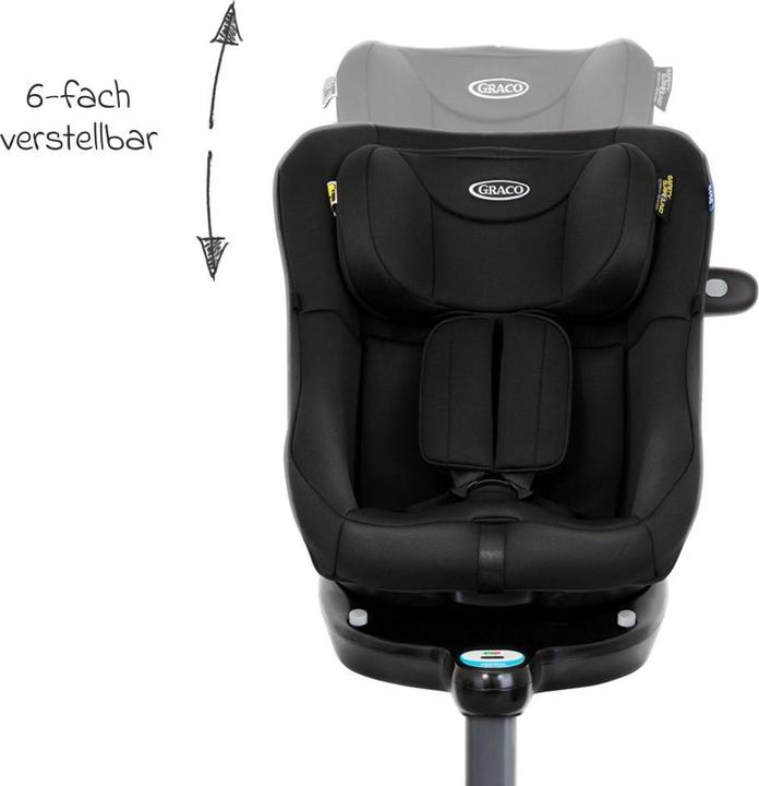 Actual product image Graco Turn2Me DLX i-Size R129 (Reboarder, ECE R129/i-Size Standard)