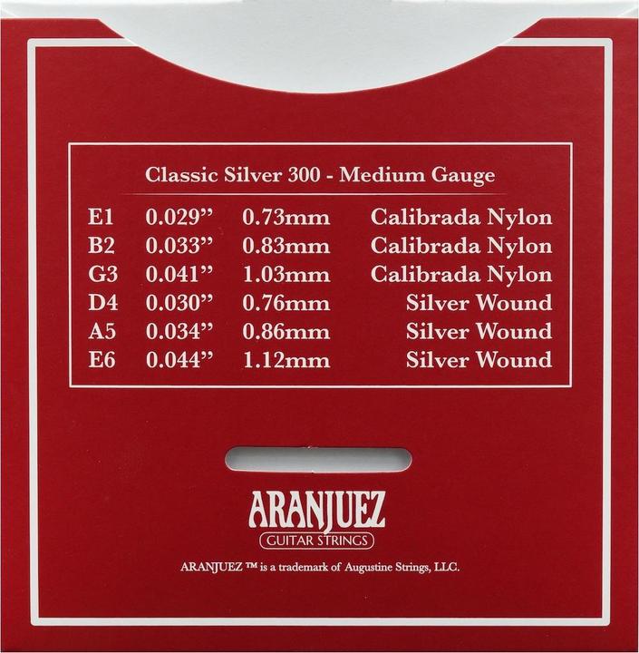 Produktbild Aranjuez Classic Silver 300 Medium Tension (6 x, Gitarre, 0.03")