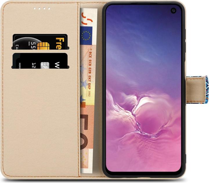 Actual product image Cadorabo Book cover with print (Samsung Galaxy S10e)