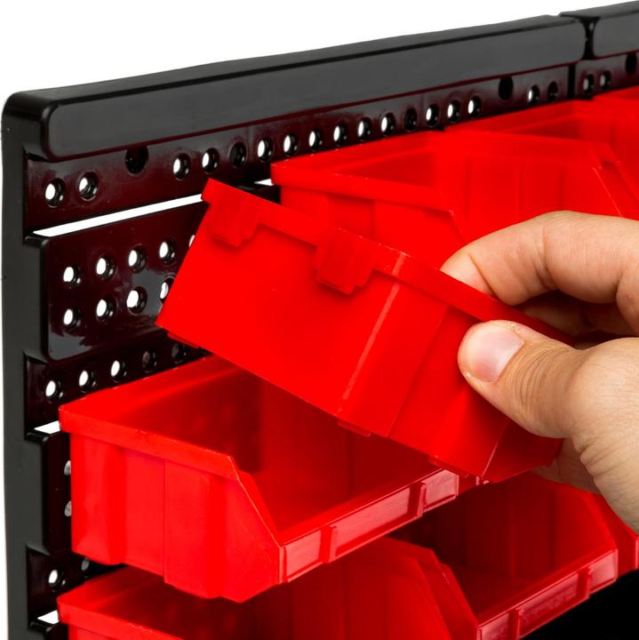 Produktbild tectake Kleinteilemagazin mit 30 Einschüben