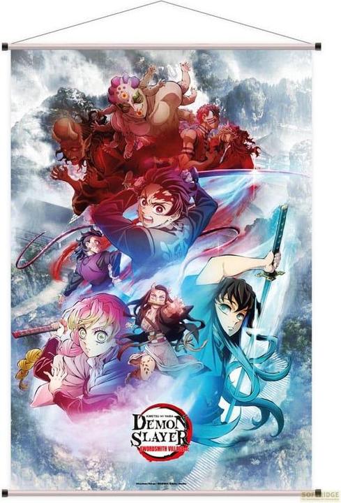 Actual product image Sakami Demon Slayer Wall Scroll Swordsmith Village Arc Ver. A 60 x 90 cm