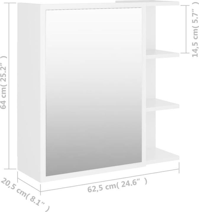 Immagine prodotto VidaXL Brigite (62,5 x 20,5 x 64 cm)