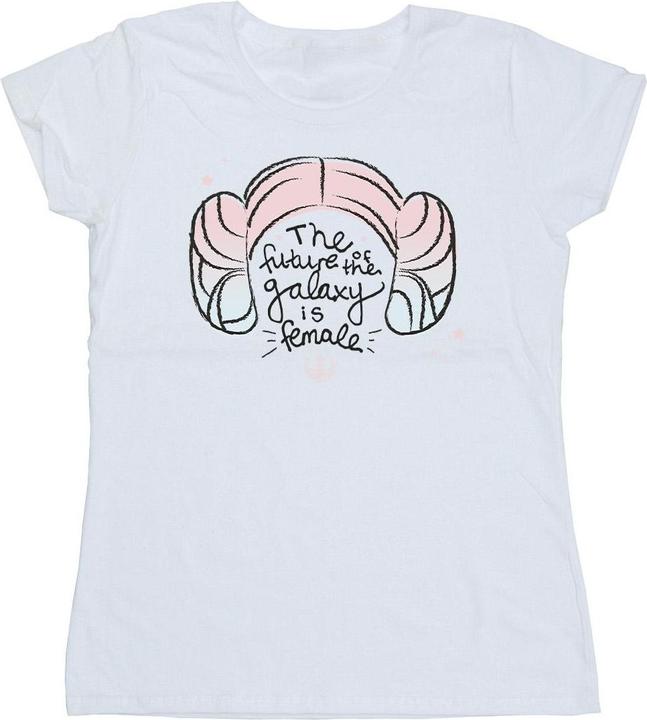 Actual product image Star Wars Womens/Ladies Princess Leia Future Of The Galaxy Cotton T-Shirt (XL)