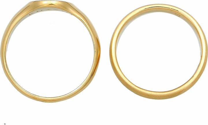 Image du produit Kuzzoi Bague à ruban, set de bagues, bague sceau (64, Argent 925)