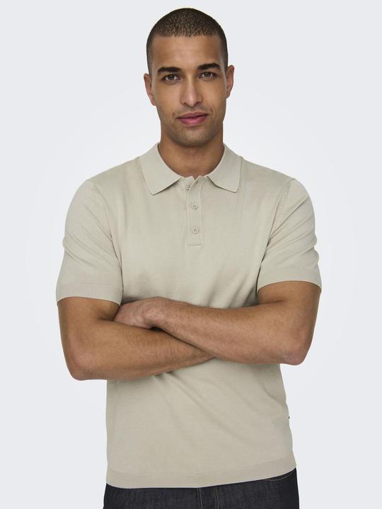 Actual product image Only & Sons Regular fit polo collar pullover polo (XXL)
