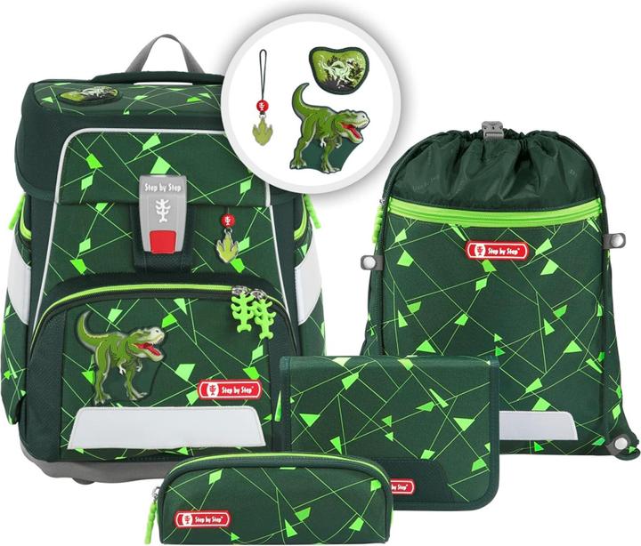 Actual product image Step by Step satchel set SPACE Shine "Dino Night", 5 pieces (20 l)