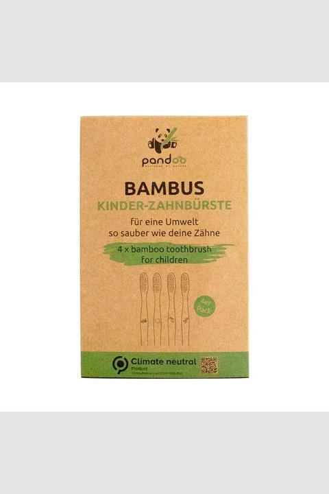 Produktbild Pandoo Kinder-Zahnbürste (Weich, 4 x)