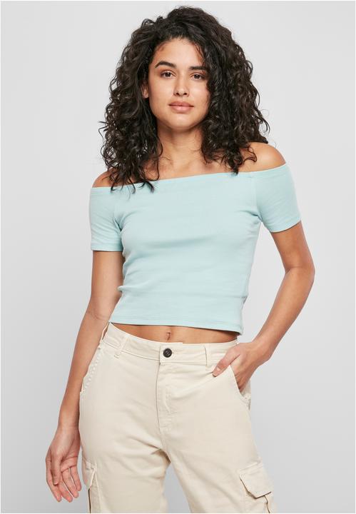 Image du produit Urban Classics Ladies Off Shoulder Rib Tee (L)