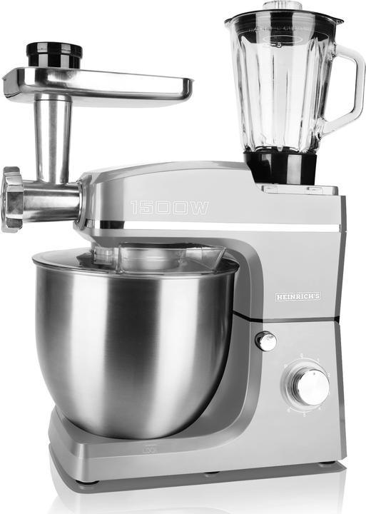 Heinrichs HEINRICH S HKM 8083 Silber Küchenmaschine (1500 W)