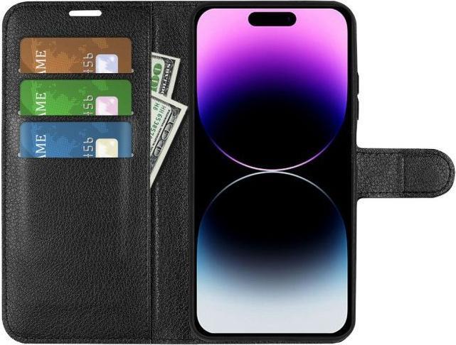 Immagine prodotto MU Classic Serie di copertine per libri in pelle Litchi (Apple iPhone 15 Pro)