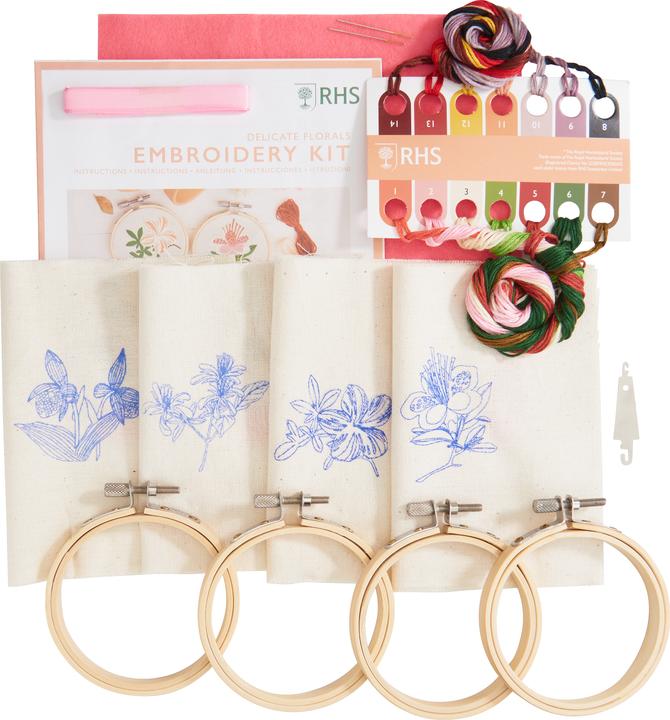 Actual product image VBS RHS Embroidery Kit
