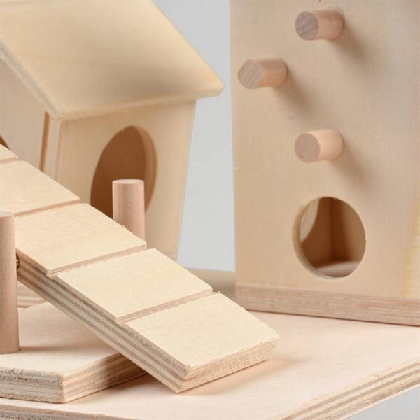 Produktbild Duvoplus Spielplatz aus Holz für Nagetiere
