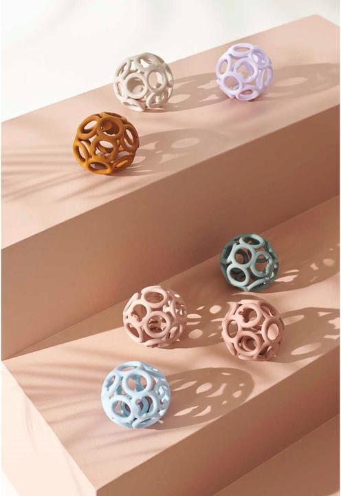 Image du produit Liewood Anneau de dentition et Acivity Ball Jasmin % silicone Dark Rose Mustard Mix
