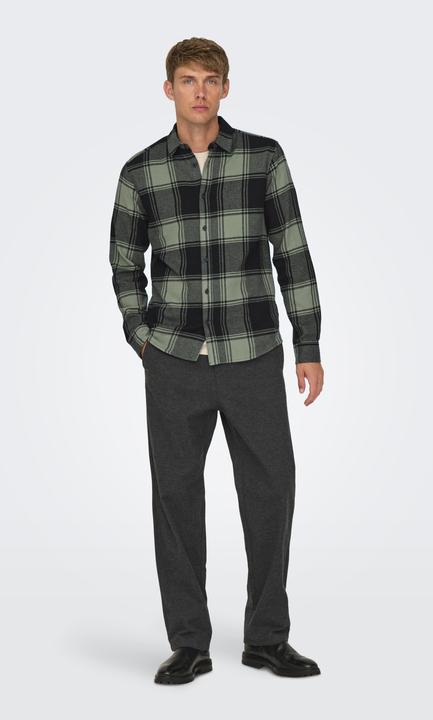 Produktbild Only & Sons Slim Fit Hemdkragen Hemd Hemd (M)