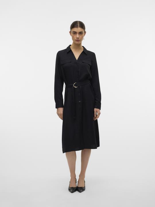 Produktbild Vero Moda VMVICA Midikleid Hemdblusenkleid (L)