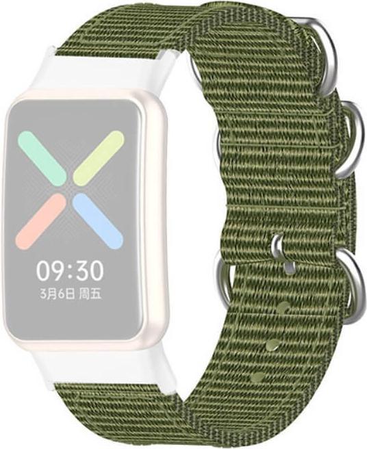 Produktbild Cover-Discount OPPO Watch Free - Nylon Ersatzarmband grün (Nylon)