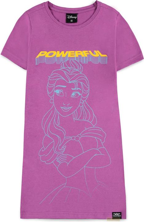 Difuzed Disney Fearless Princess (Kids) - Belle Girls Short Sleeved T-shirt Dress - 146/152 (146)