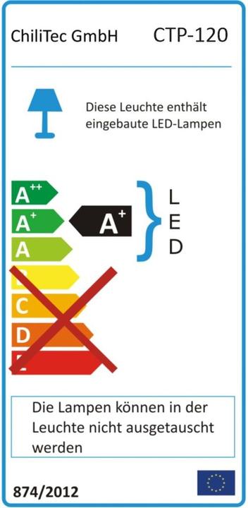Produktbild Chilitec LED-Taschenlampe CAL-COB 300, 300 lm, Haken, Magnetfuss (300 lm)