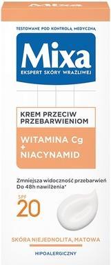 Mixa Mixalab Radiance Fluid Face Cream With Vitamin C And Spf20 For Imperfections 50ml (Sonnencreme Gesicht, 50 ml)
