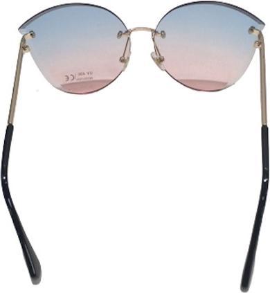 Image du produit Bekos Lunettes de soleil stylées pour femmes avec verres teintés bleu rouge