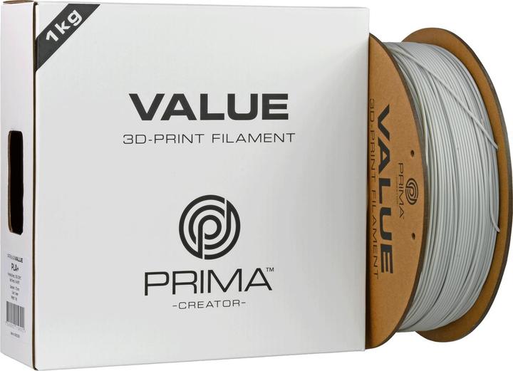Immagine prodotto Prima Creator PrimaValue PLA+ (PLA, 1.75 mm, 1320 g, Grigio)