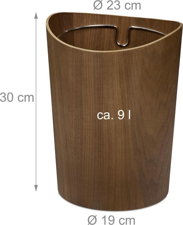 Image du produit Relaxdays Corbeille (9 l)