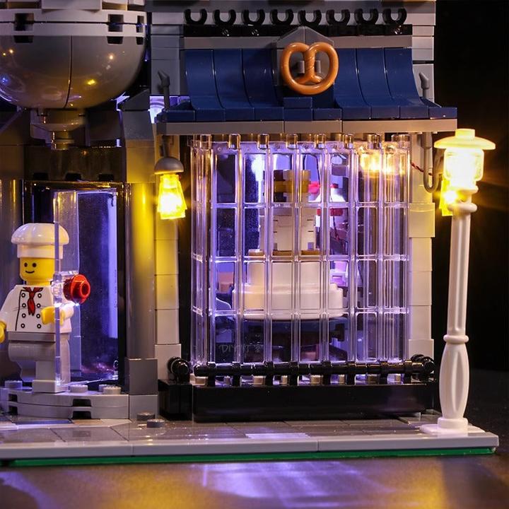 Actual product image BrickBling LED light set for LEGO - Creator Expert - City Life (10255) incl. remote control