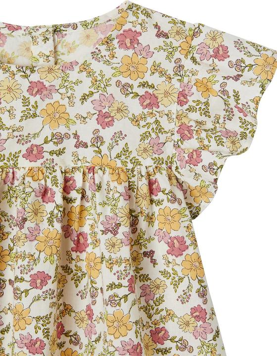 Image du produit Vertbaudet Blouse fille fleurie avec manches courtes à volants (158)