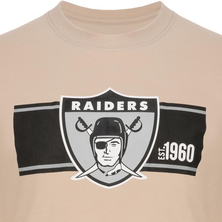 Produktbild New Era Shirt - NFL SIDELINE Oakland Raiders stone - XL (XL)