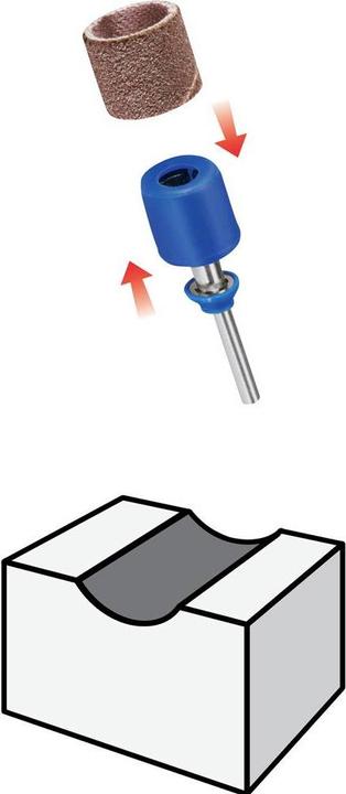 Immagine prodotto Dremel EZ SpeedClic mandrino di rettifica e nastro abrasivo (60, 120)