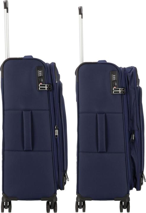 Produktbild D&N Travel Line 9504 4 Rollen Kofferset 3-teilig mit Dehnfalte (204 l, XL (ab 115l))
