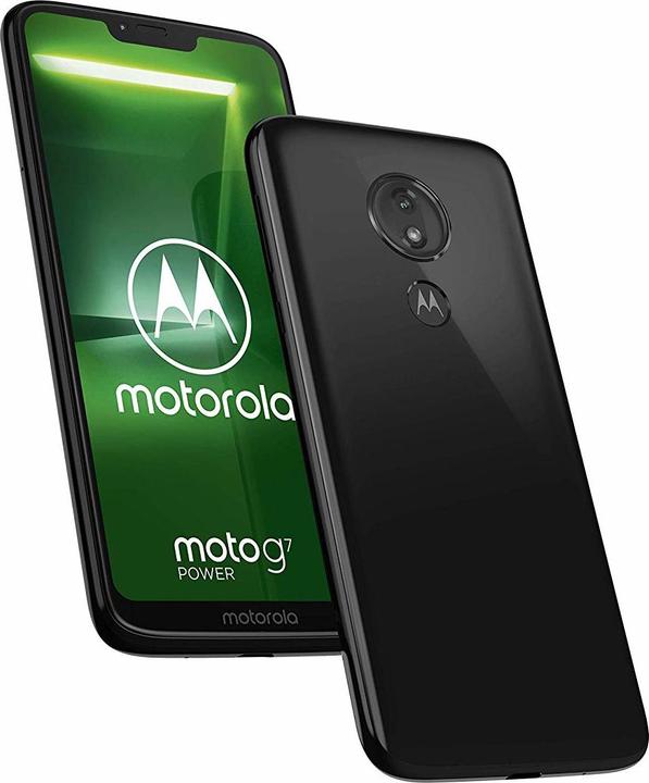 Produktbild Motorola Moto G7 Power (64 GB, Black, 6.20", Dual SIM, 12 Mpx, 4G)