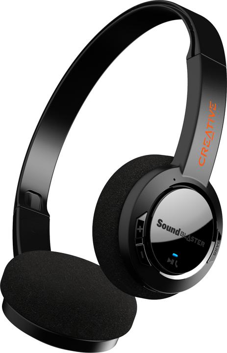 Produktbild Creative SOUND BLASTER JAM V2 Kabelloser Bluetooth-Kopfhörer schwarz (ANC, 22 h, Kabellos)