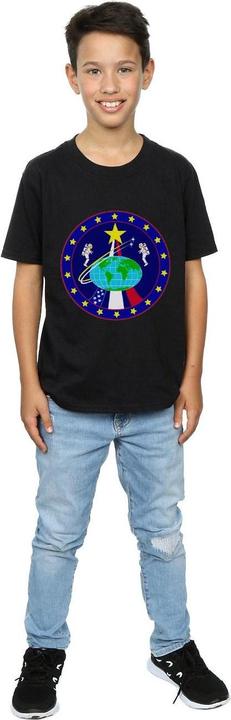 Immagine prodotto Nasa Classic Globe Astronauts Maglietta Ragazzi (140, 146)