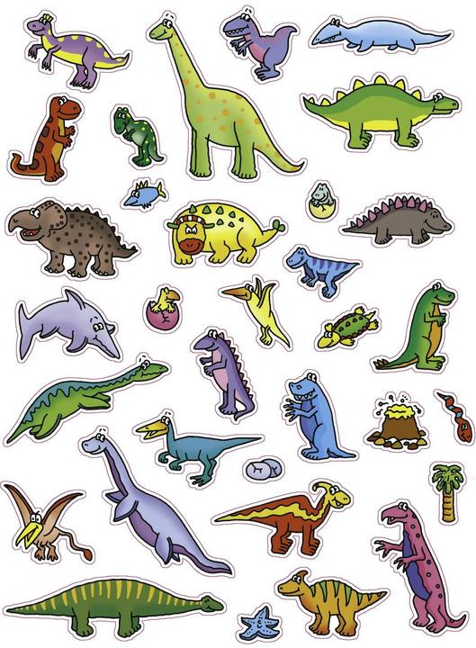 Actual product image 555 Dinosaur stickers