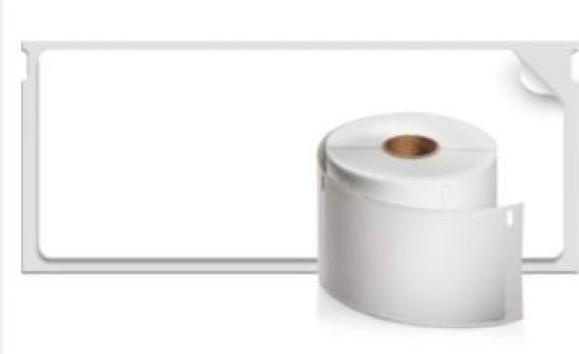 Actual product image Dymo Folder labels