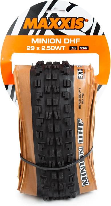Image du produit Maxxis Minion DHF Skinwall WT TR EXO 60TPI Dual (29 x 2.50, 63-622)
