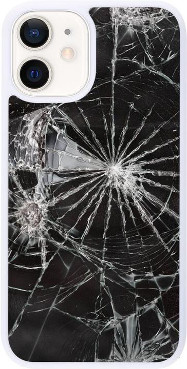 Image du produit PhoneLook Coque Silicone rigide blanc Broken Screen (Apple iPhone 12 mini)