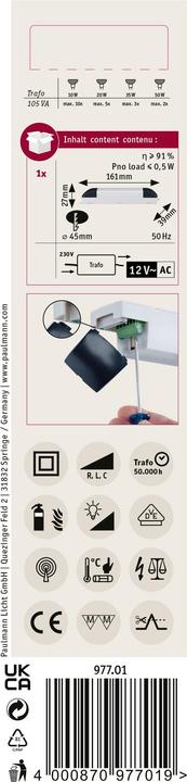 Produktbild Paulmann VDE Profi Transformer