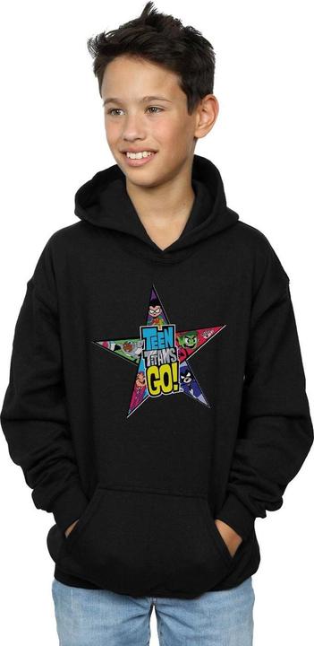 Immagine prodotto Teen Titans Go Star Logo Felpa con Cappuccio Ragazzi (140, 146)
