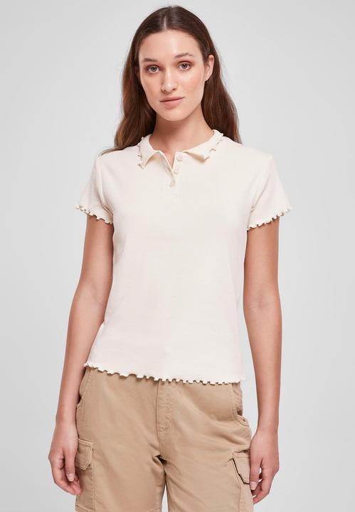 Actual product image Urban Classics Ladies Rib Polo Tee (M)