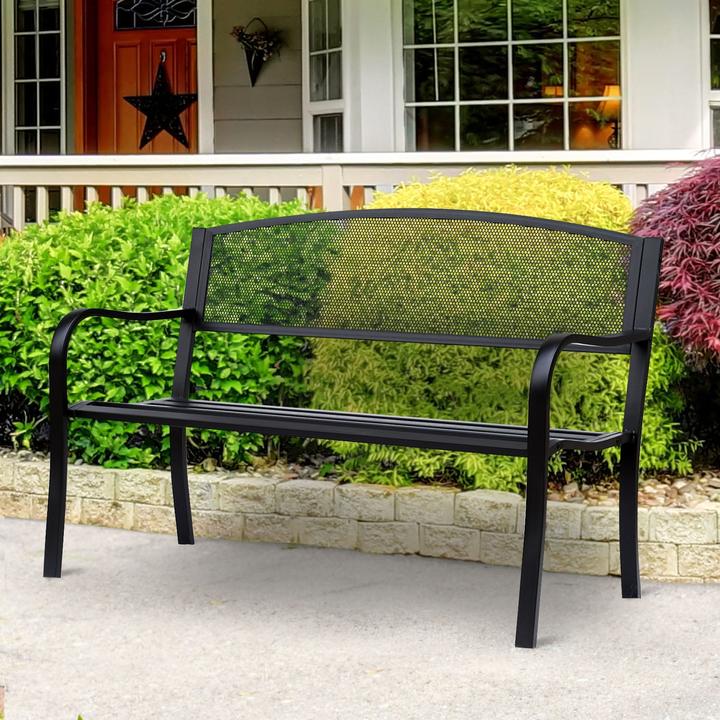Immagine prodotto Outsunny Panchina da giardino in metallo