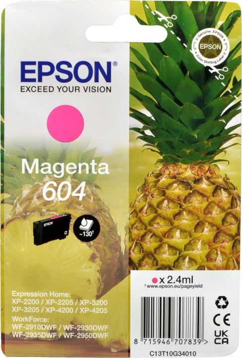 Actual product image Epson 604 (M)