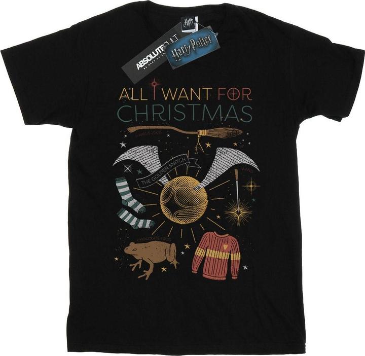 Immagine prodotto All I Want For Christmas Maglietta Ragazze (152, 158)