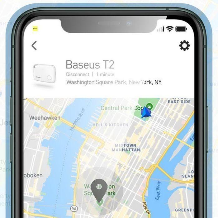 Produktbild Baseus Intelligent T2 ropetype anti-loss device White (Android, iOS)