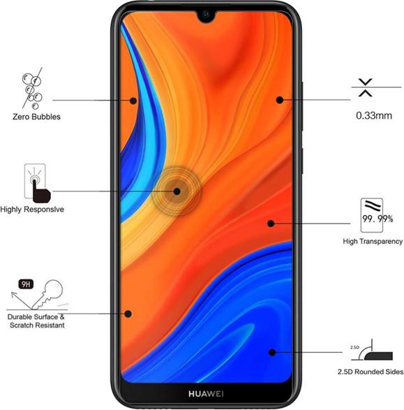 Immagine prodotto Eiger Mountain Glass Clear (1 Pezzo/i, Huawei Y6 (2019), Huawei Y6s, Huawei Y6 Pro (2017))