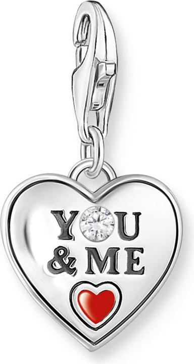 Actual product image Thomas Sabo Charm-Anhänger YOU & ME Silber (Silver 925, Enamel)